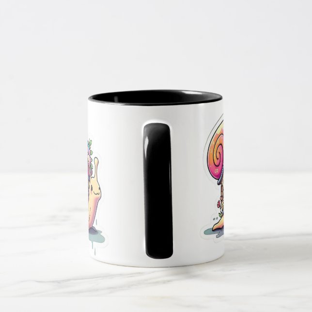 "Långsamma körfält" Mugg (Handtag)