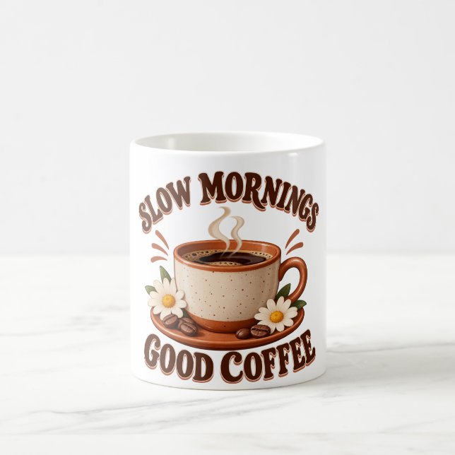 LÅNGSamma MORNAR GOD KAFFE Kaffemugg (Center)