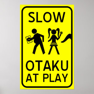 Långsamma Otaku Poster