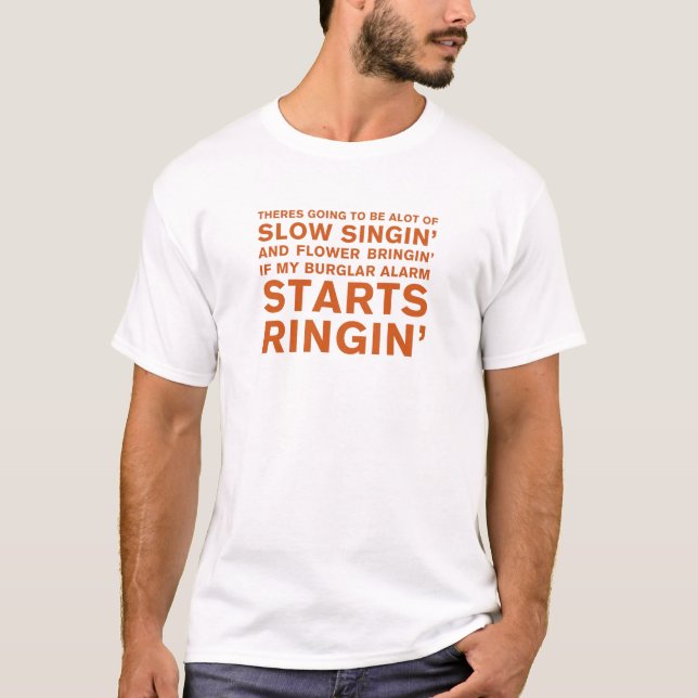 Långsamma Singin Tee (Framsida)