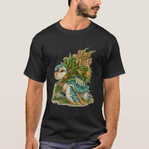 Långsamma tidvatten Vibes Söt havssköldpadda T Shirt