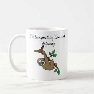 Långsamt Avstånd Sloth Mugg