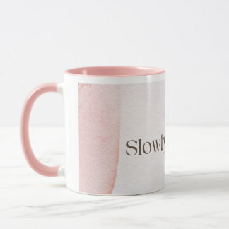 Långsamt Blir Poetisk Citat Kaffemugg | Mjuk Pin
