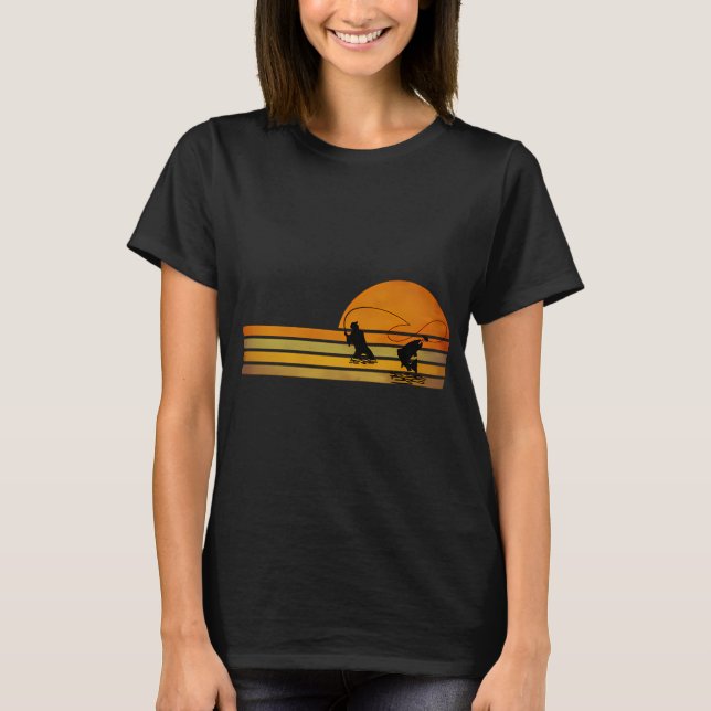 Långsamt Fiskeklubb T Shirt (Framsida)