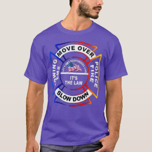 Långsamt flytta över Spara First Responders leve T Shirt