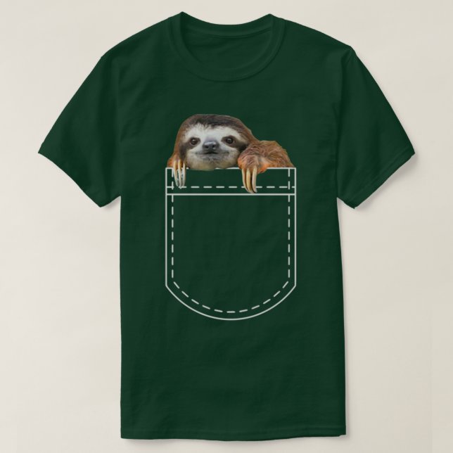 Långsamt i din Pocket Animal Lover T Shirt (Design framsida)