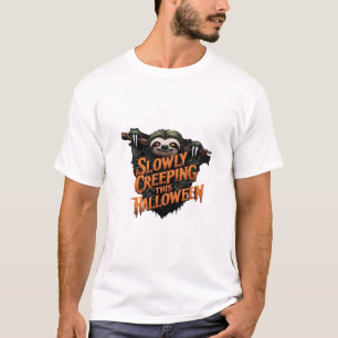 Långsamt kryper denna Halloween - Kuslig sengångar T Shirt
