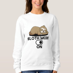 Långsamt läge på - Cute Funny Lazy T Shirt