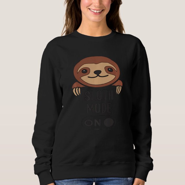 Långsamt läge på Lazy Viloläge Lover från djuret T Shirt (Framsida)