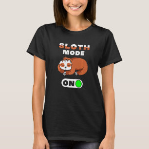 Långsamt läge vid långsamt läge på t shirt