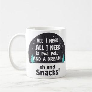 Långsamt Leverne & Snacksälskare Kaffemugg