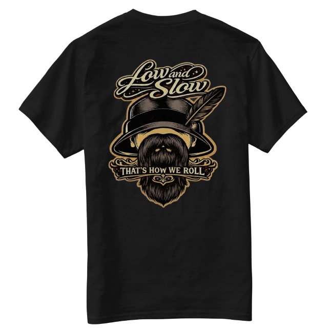 Långsamt och lugnt, så kör vi - T-shirt med bakre  (Skapare uppladdad)