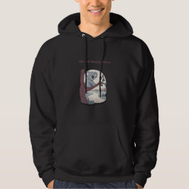 **"Långsamt och stabilt vinner – Motivations Cute Hoodie