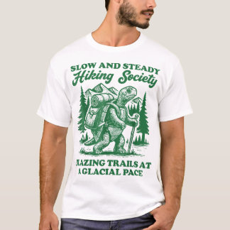 Långsamt och stadigt mörklägga samhället och slump t shirt