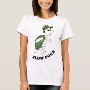 Långsamt Poke Turtle med Hat T Shirt