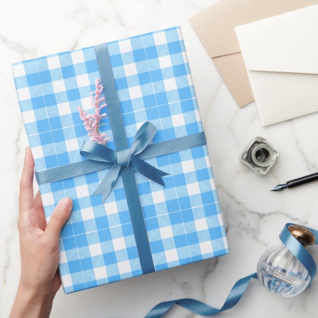 Långsamt sommarhimlens check presentpapper (Gifting)