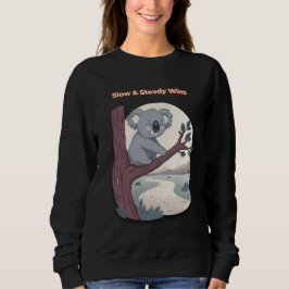 **"Långsamt & Stabilt Vinner – Motiverande Söt Koa T Shirt