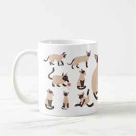 Långsiga katter kaffemugg