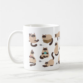 Långsiga katter kaffemugg