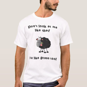 Långsiktig lamm: Svart får av grus T Shirt