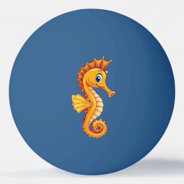 Långsnutad sjöhästar pingisboll (Framsidan)