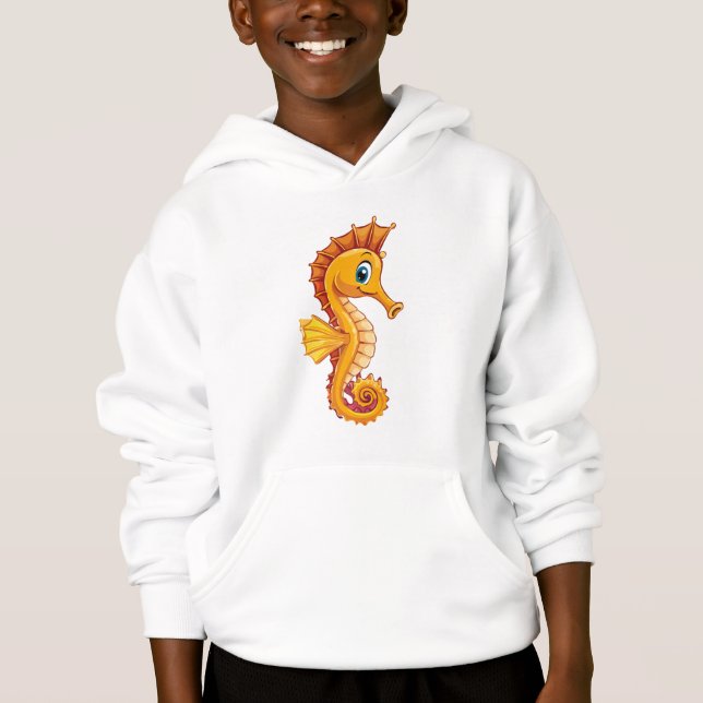 Långsnutad sjöhästar t shirt (Framsida)