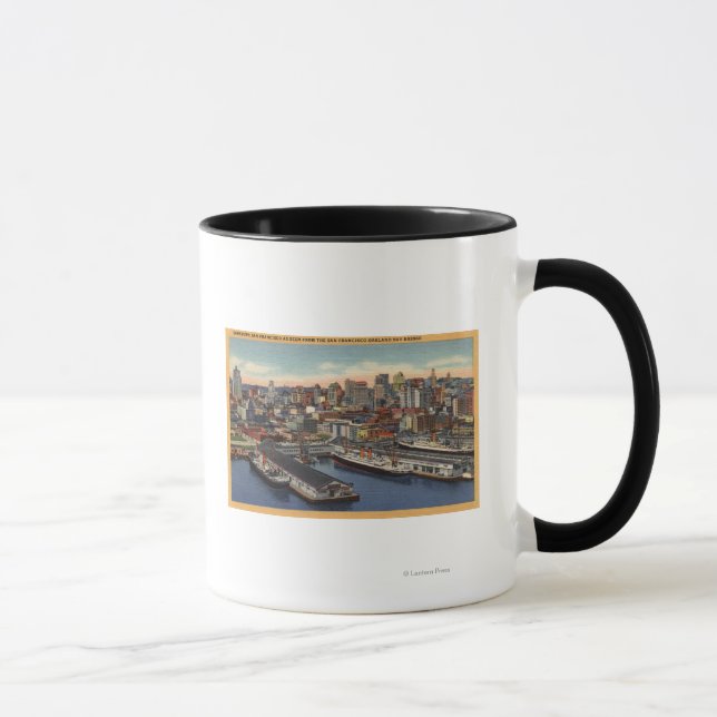 Längst bak från Bay Bridge Mugg (Höger)