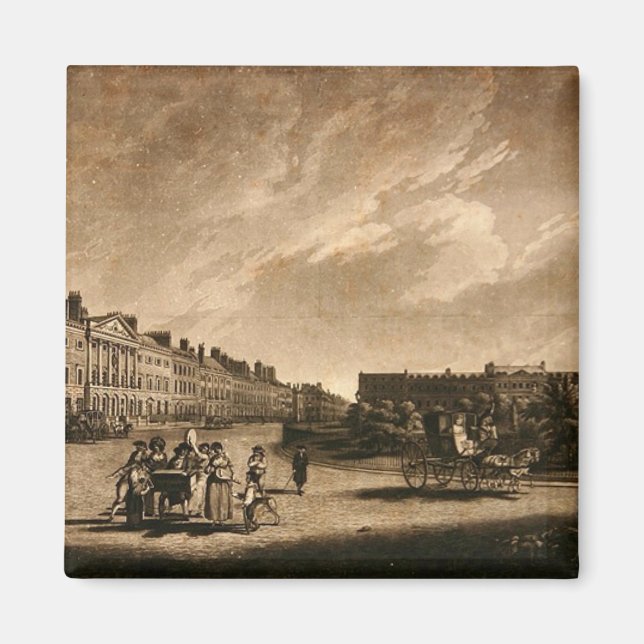 Längst ner på Grosvenor Square, 1789 Magnet (Framsidan)