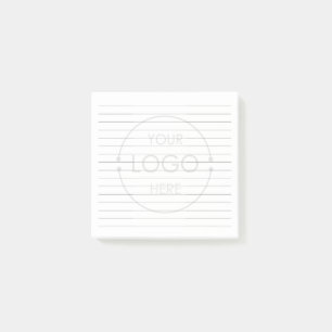 Längst ogenomskinligt företag Logotyp Company Bran Post-it Block