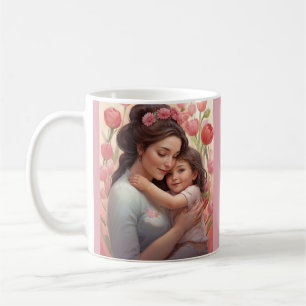 längst till Mamma - Mor och dotter Kaffemugg