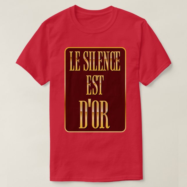 Längst tystnad t shirt (Design framsida)