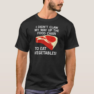 Längst Upp I Näringskedjan Svart T Shirt