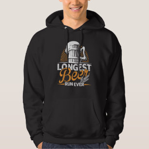 Längsta Beer Springa som någonsin springer Hoodie