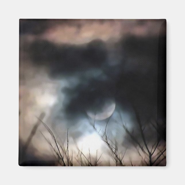 Längsta nattvinter-solstice Art Magnet (Framsidan)