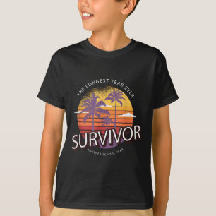 Längsta skolåret Lärare 2021 Survivor Män T Shirt