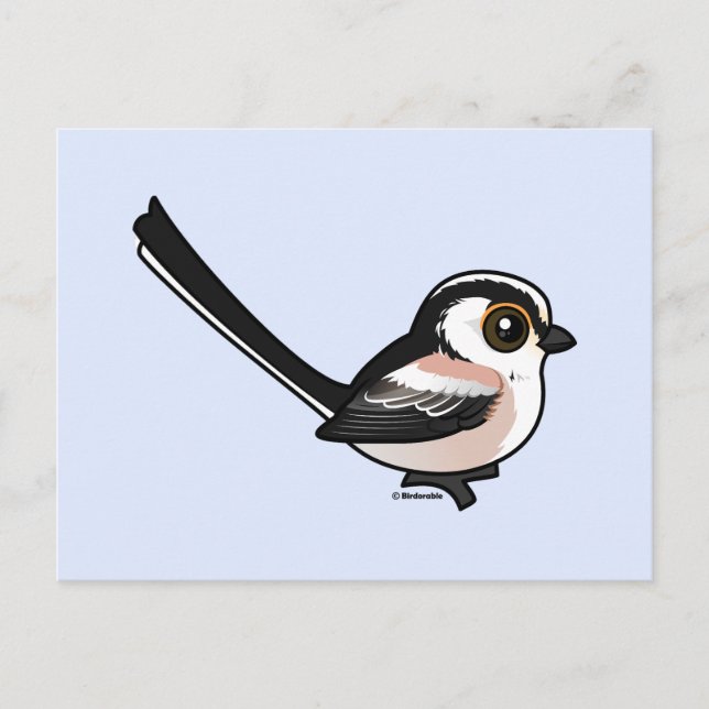 Långstjärt Vykort (Framsida)