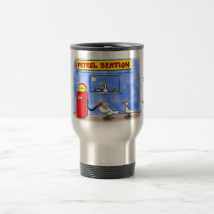 Långstjärtsmås tecknad humor resemugg