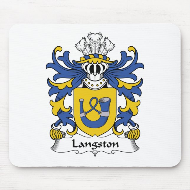 Langston familjvapensköld musmatta (Framsidan)