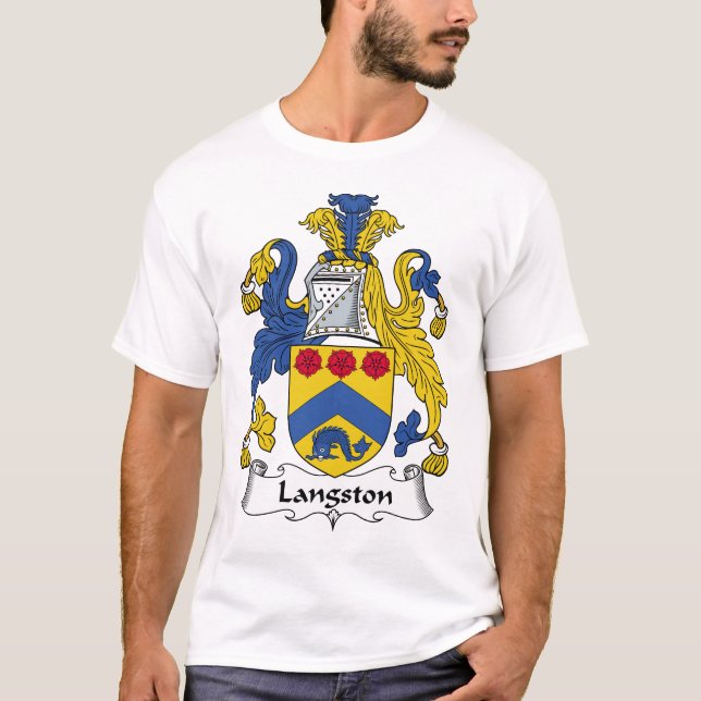 Langston familjvapensköld tröja (Framsida)
