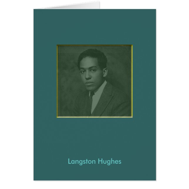 Langston Hughes Hälsningskort (Framsidan)