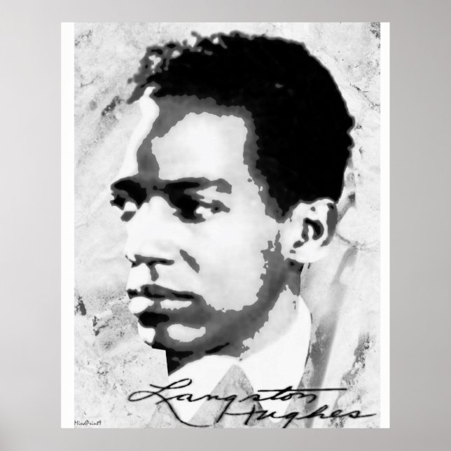 Langston Hughes Poster (Framsidan)