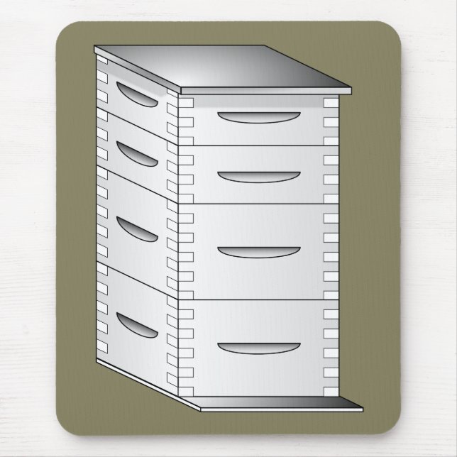 Langstroth Beehive Musmatta (Framsidan)