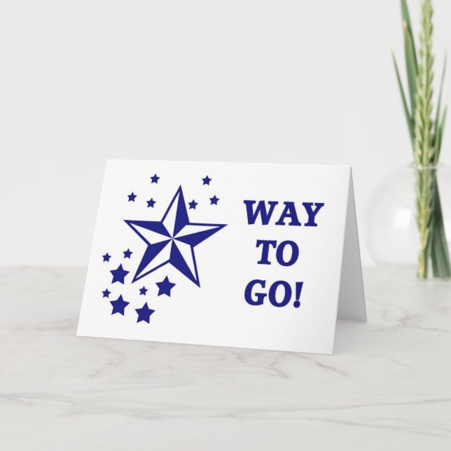 Långt att gå! Anställdkort Kort (Framsida)