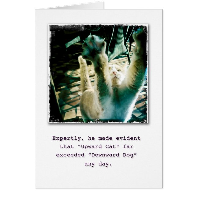 Långt att gå! hälsningskort (Framsidan)