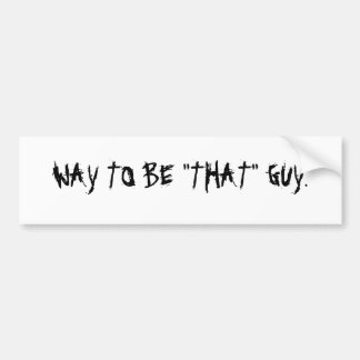 LÅNGT ATT VARA "SOM" GUY.EN BILDEKAL