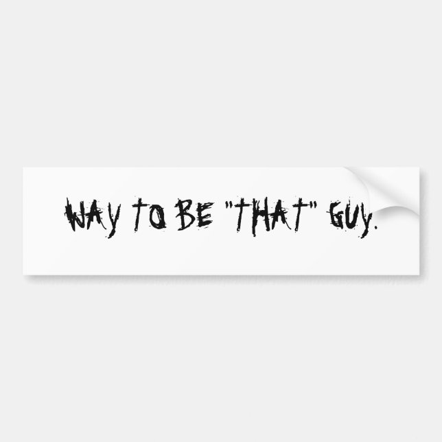 LÅNGT ATT VARA "SOM" GUY.EN BILDEKAL (Framsidan)