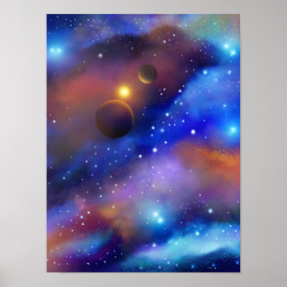 Långt borta i rymden poster