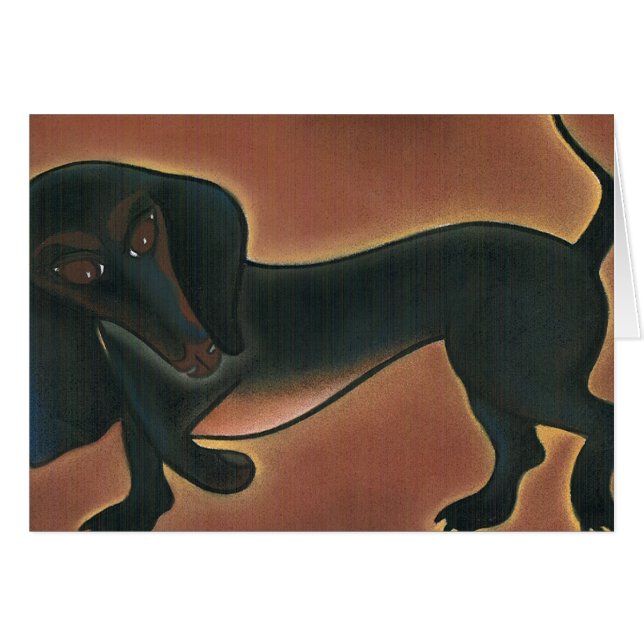 Långt dra tillbaka långt vid Robyn Feeley Hälsningskort (Framsidan Horizontal)