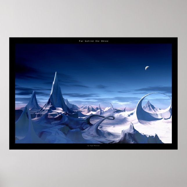 Långt efter Himlar Poster (Framsidan)