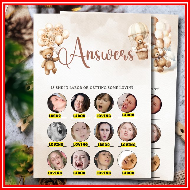 LÅNGT ELLER BLICKBART BÄRBARA SPELBAR INBJUDNINGAR (Skapare uppladdad)